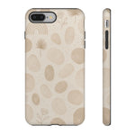 Neutral Pebble Pattern Tough iPhone Case - Shamo's