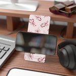 Phone Stand — Pink Ribbon Floral Mobile Display Stand