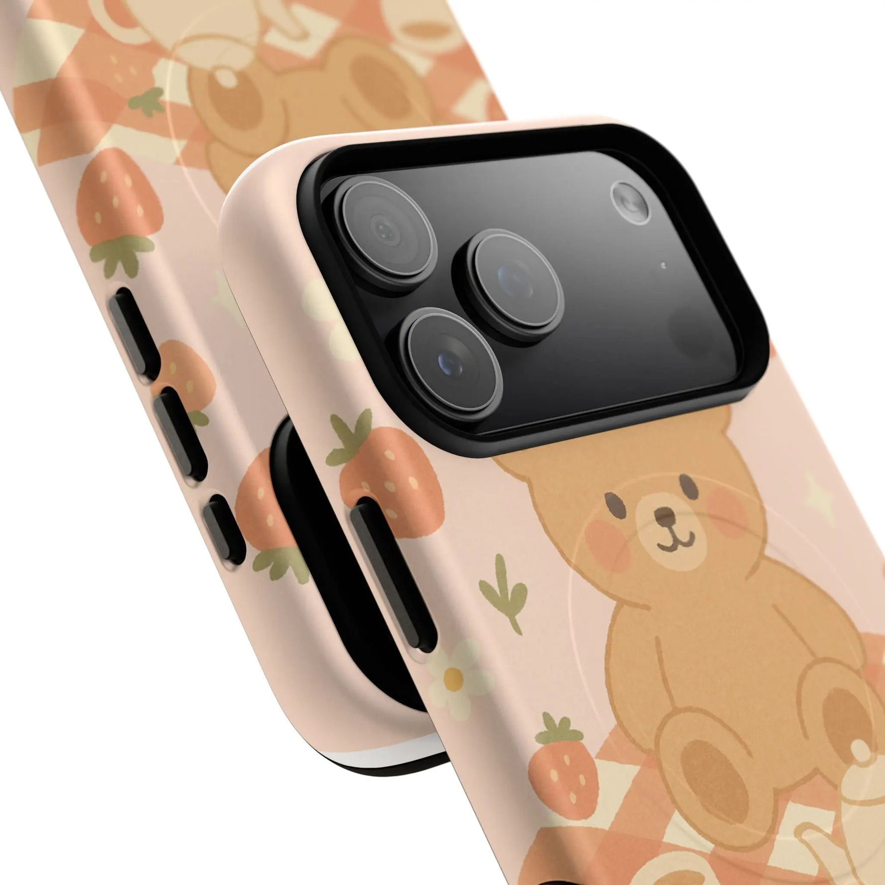 Blossom Bear Picnic iPhone Case with MagSafe  Shamo's