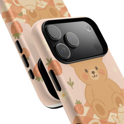 Blossom Bear Picnic iPhone Case with MagSafe