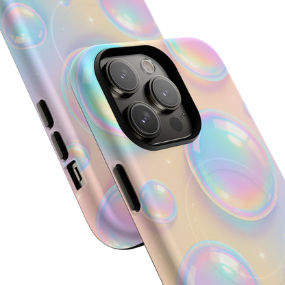 Holographic Bubble iPhone Case - with MagSafe