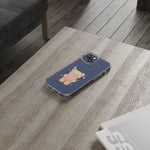 Romantic Teddy Bear Impact-Resistant iPhone Case with Heart Design - Shamo's