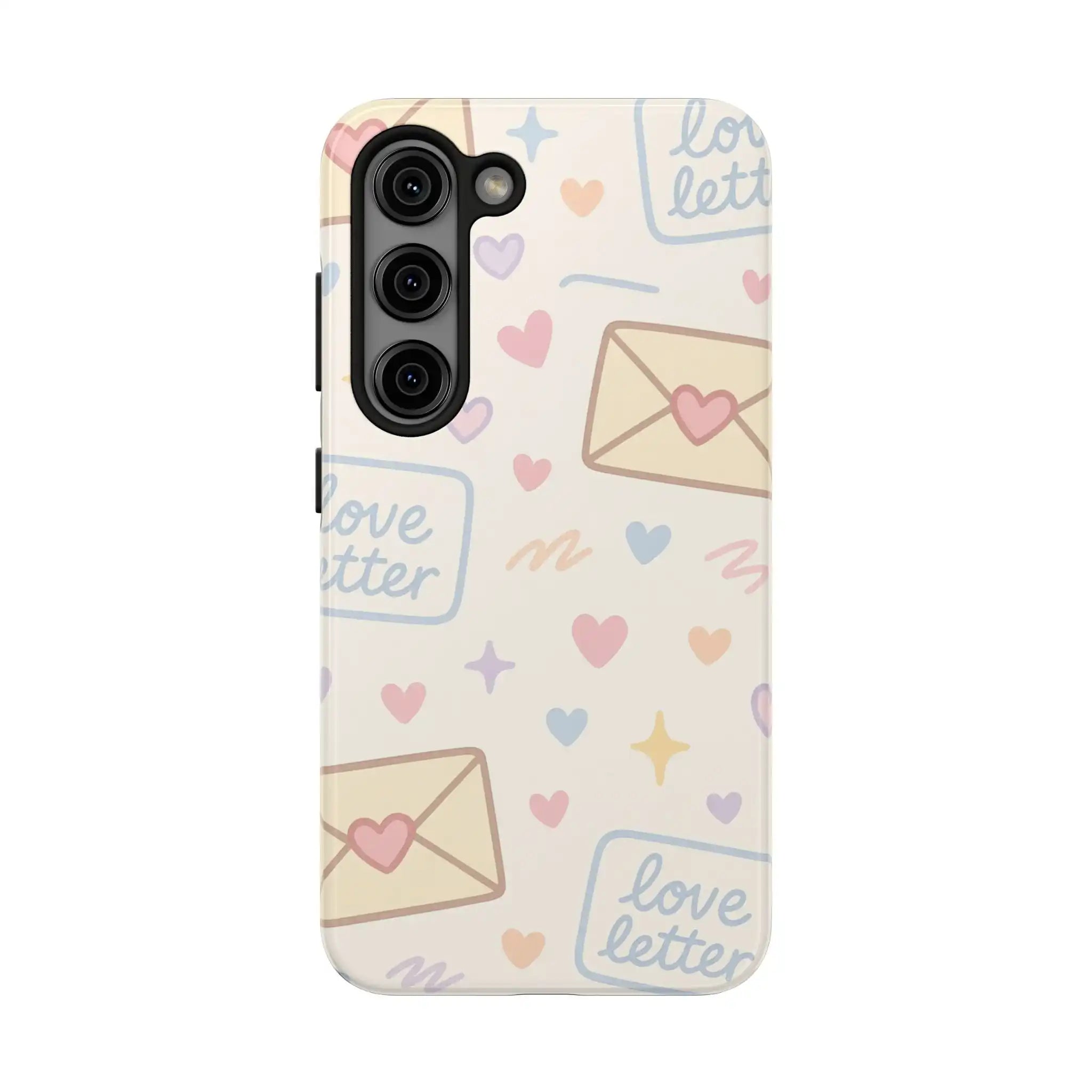 Pastel Love Letter Hearts Impact Phone Case  Shamo's Samsung Galaxy S23