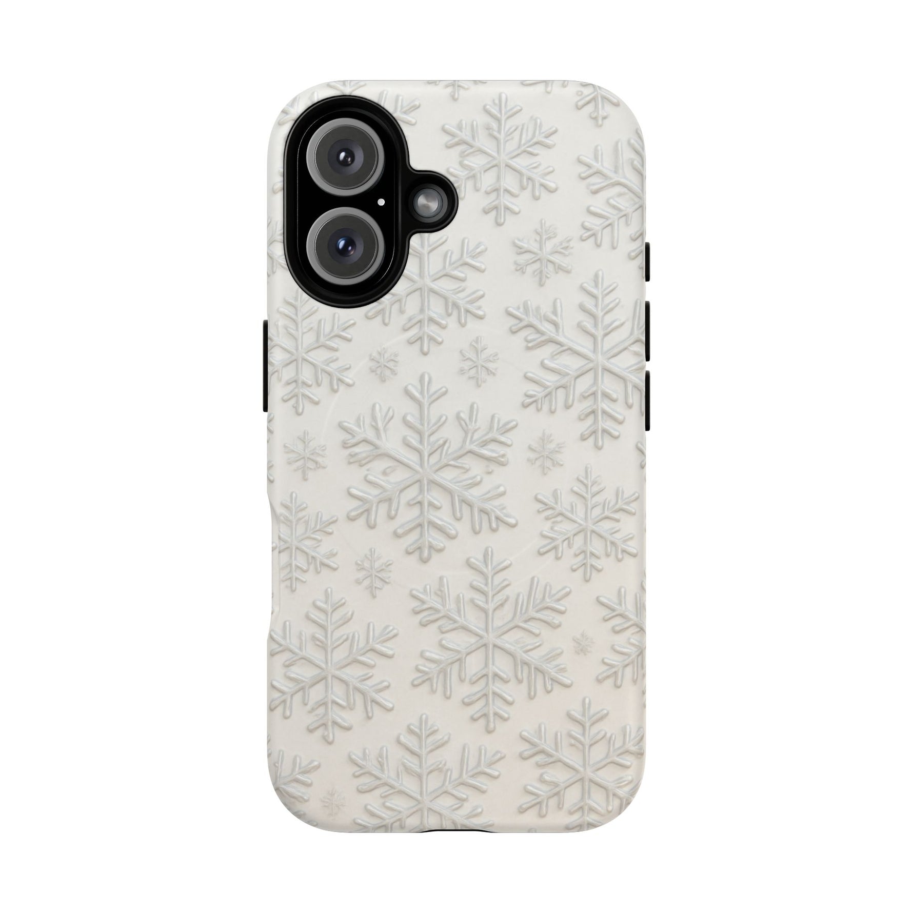 Snowflake Texture iPhone Case compatible with MagSafe - Shamo's