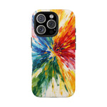 Vibrant Abstract Paint Explosion Impact Phone Case  Shamo's iPhone 16 Pro