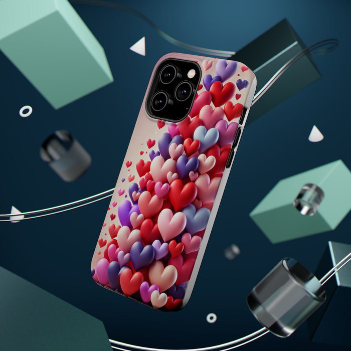 Shamo's Phone Case | MagSafe Compatible | Love Hearts Theme for iPhone 17 and more