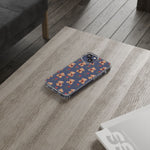Romantic Teddy Bear Impact-Resistant Phone Case with Heart Design