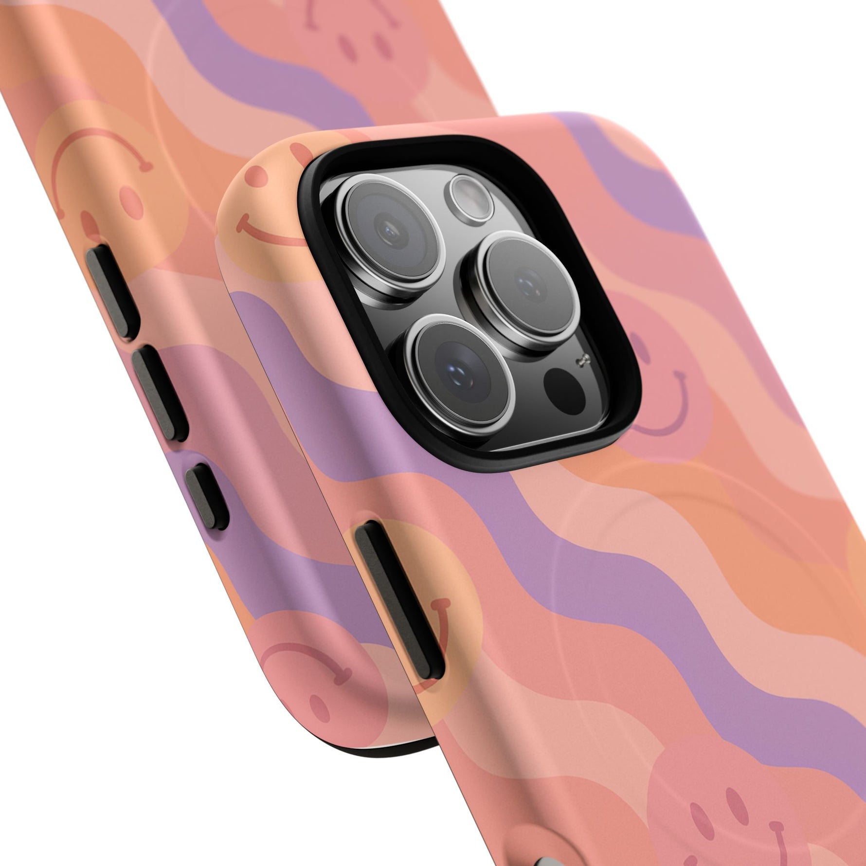 Groovy Smiley Faces Retro iPhone Case | MagSafe - Shamo's