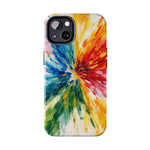 Vibrant Abstract Paint Explosion Impact Phone Case  Shamo's