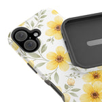 Yellow Flowers Summer Floral Magnetic Impact-Resistant iPhone Case with MagSafe Compatibility - iPhone 17 / Glossy - Shamo's
