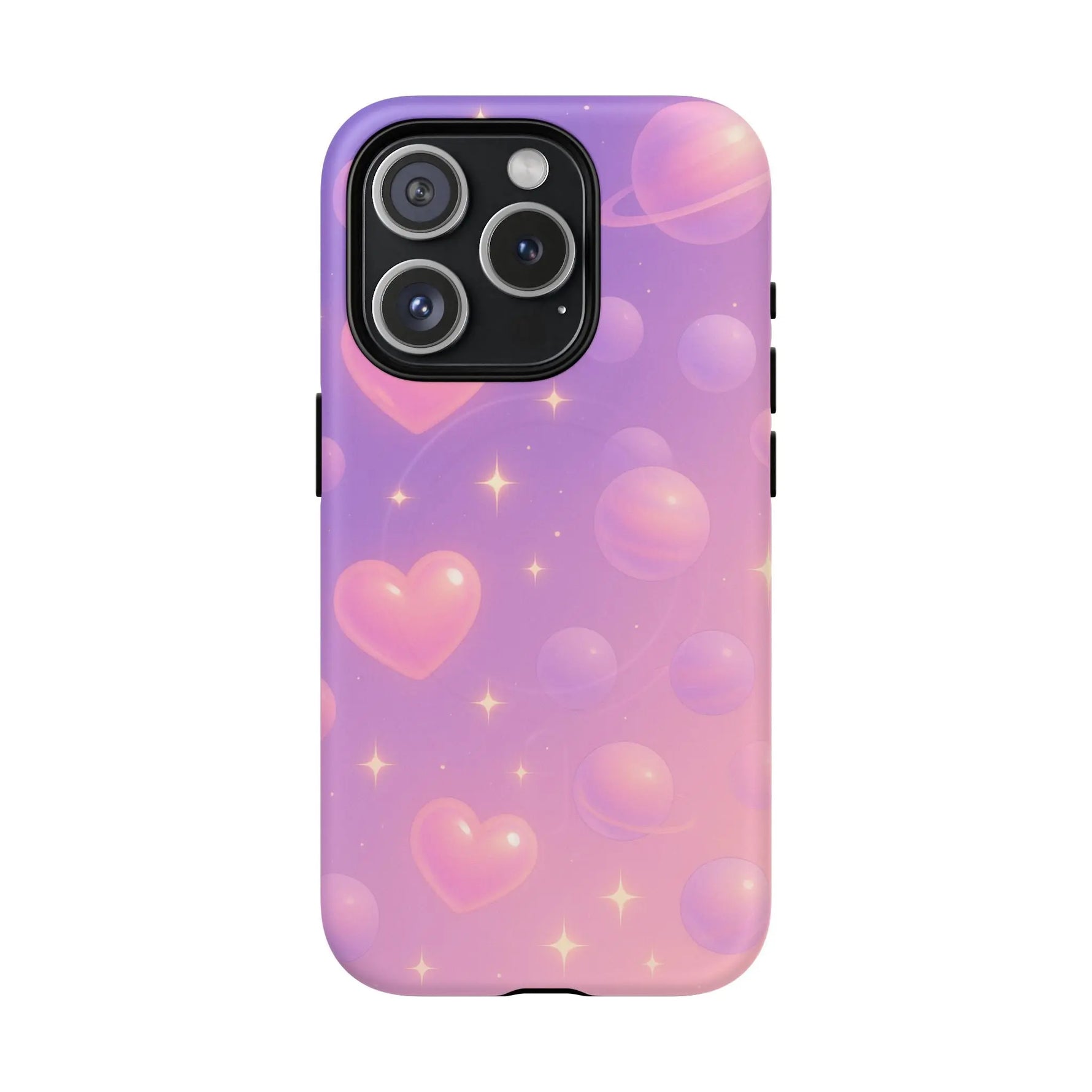 Galactic Hearts iPhone Case with MagSafe - Shamo's