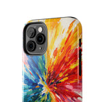 Vibrant Abstract Paint Explosion Impact Phone Case  Shamo's