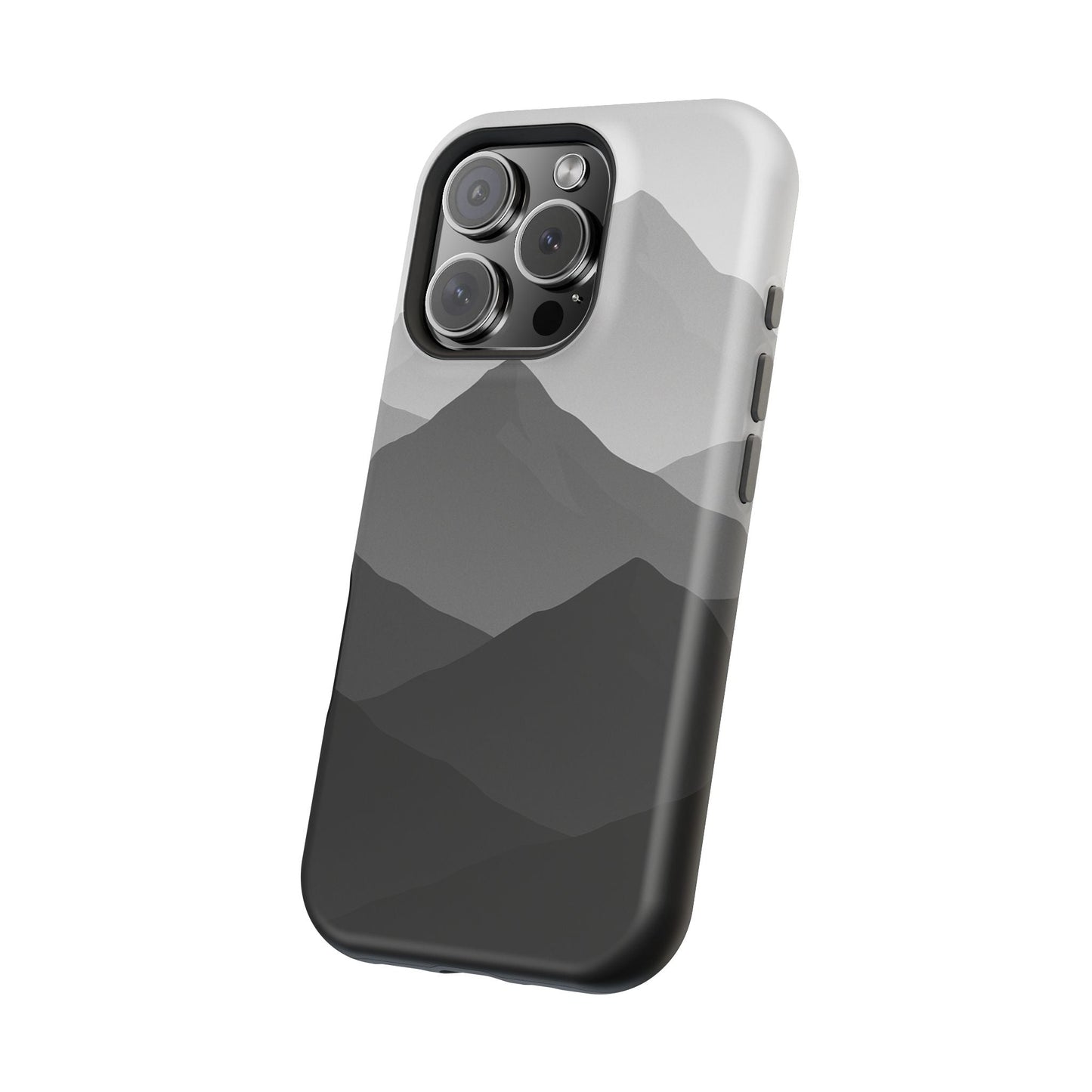 Monochrome Mountain Design iPhone Case | MagSafe  Shamo's