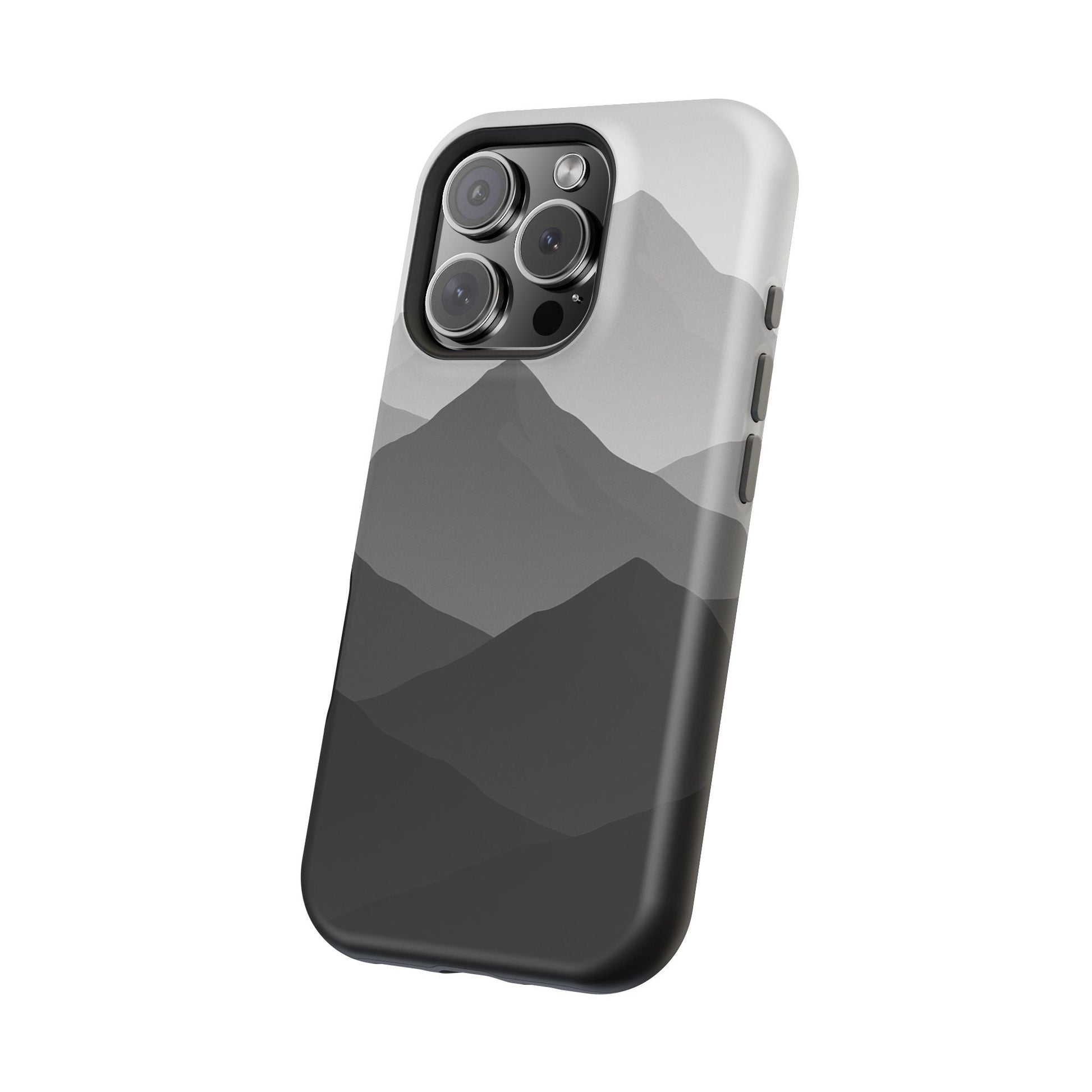 Monochrome Mountain Design iPhone Case | MagSafe  Shamo's