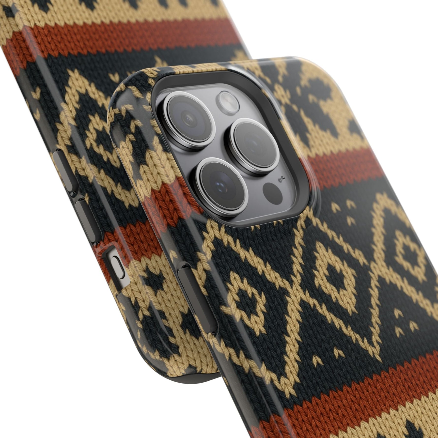 Nordic Knit Pattern MagSafe Impact-Resistant iPhone Case  Shamo's