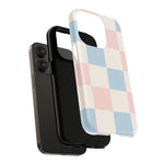 Pastel Checkerboard Pattern iPhone Cases - MagSafe - Shamo's