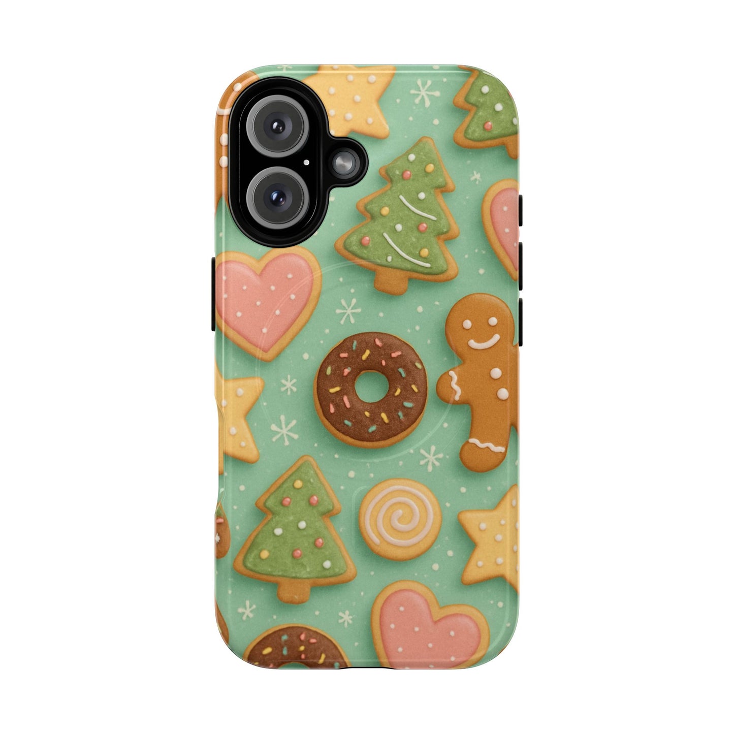 Holiday Cookie Pattern iPhone Case — MagSafe compatible - Shamo's