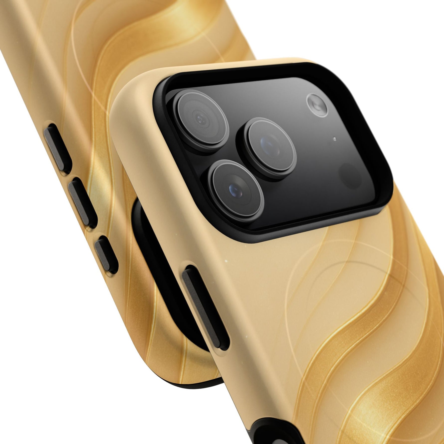 Luxury Series Golden Aura iPhone Case compatible with MagSafe  Shamo's