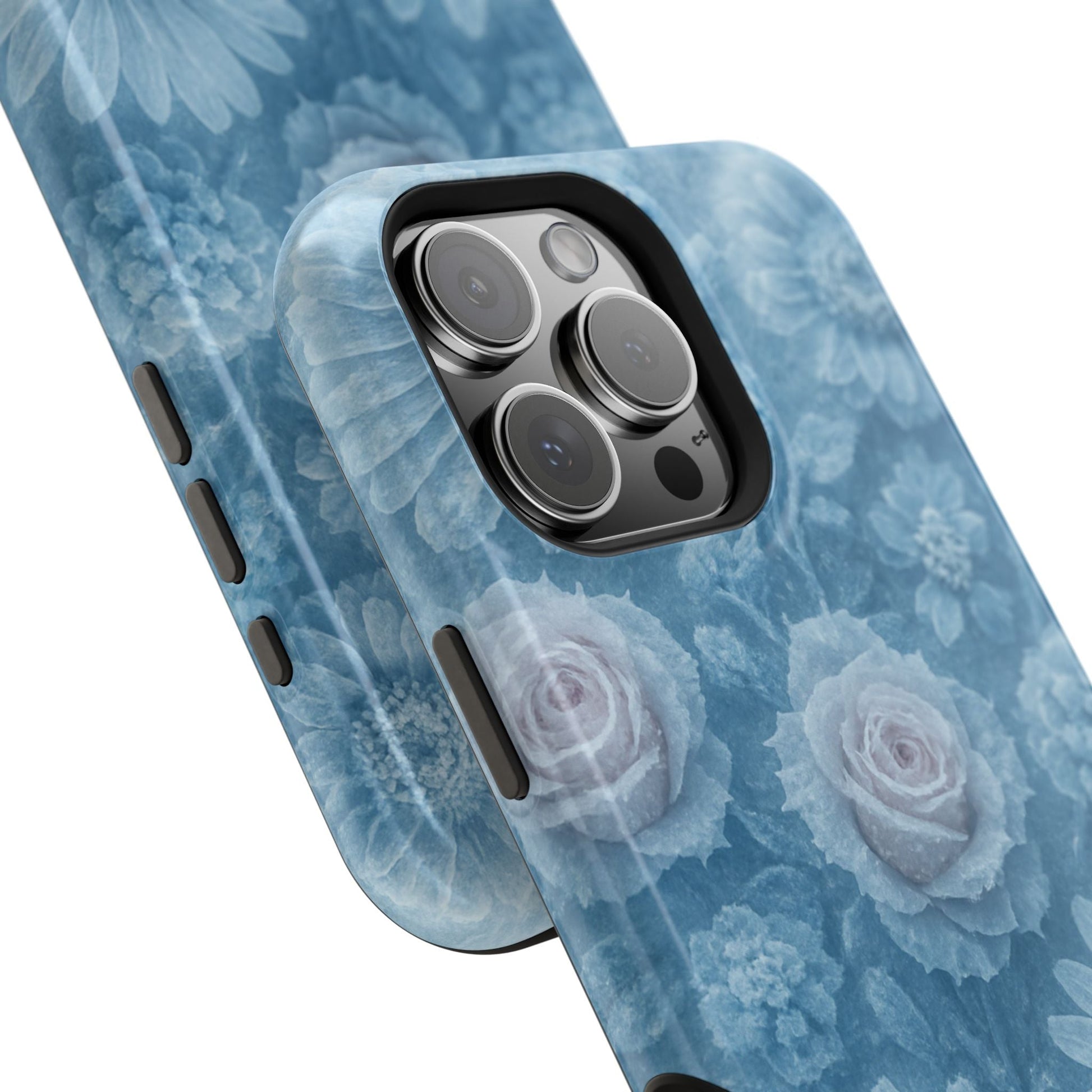 Frozen Beauty Floral Rose iPhone Case | MagSafe compatible  Shamo's