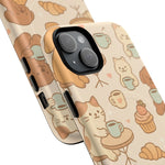 Coffee Cats & Dogs Phone Case with MagSafe - Shamo's