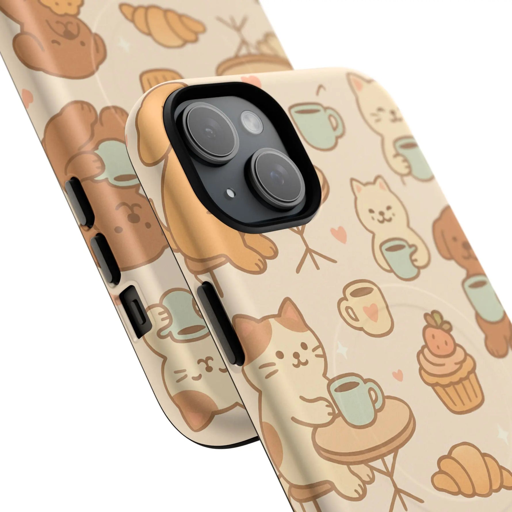 Coffee Cats & Dogs Phone Case with MagSafe - Shamo's