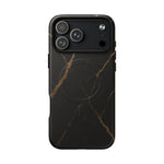 Black & Gold Marble iPhone Case with MagSafe - Shamo's