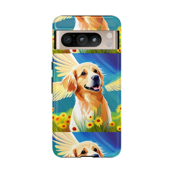 Tough Cases Golden Retriever with Wings Phone case