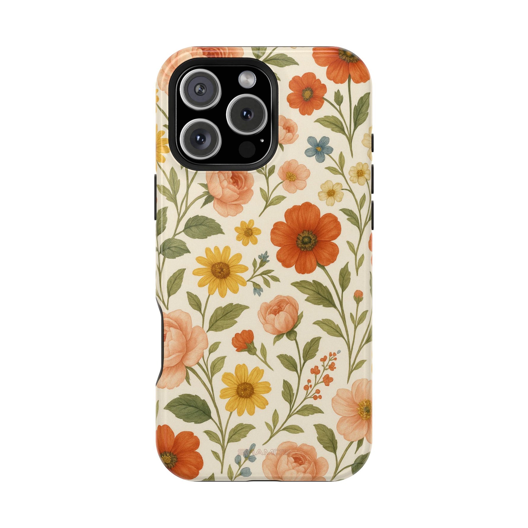 Floral Vintage Garden iPhone Case — with MagSafe