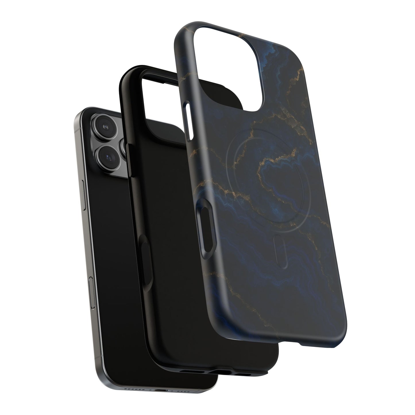 Midnight Marble iPhone Case with MagSafe
