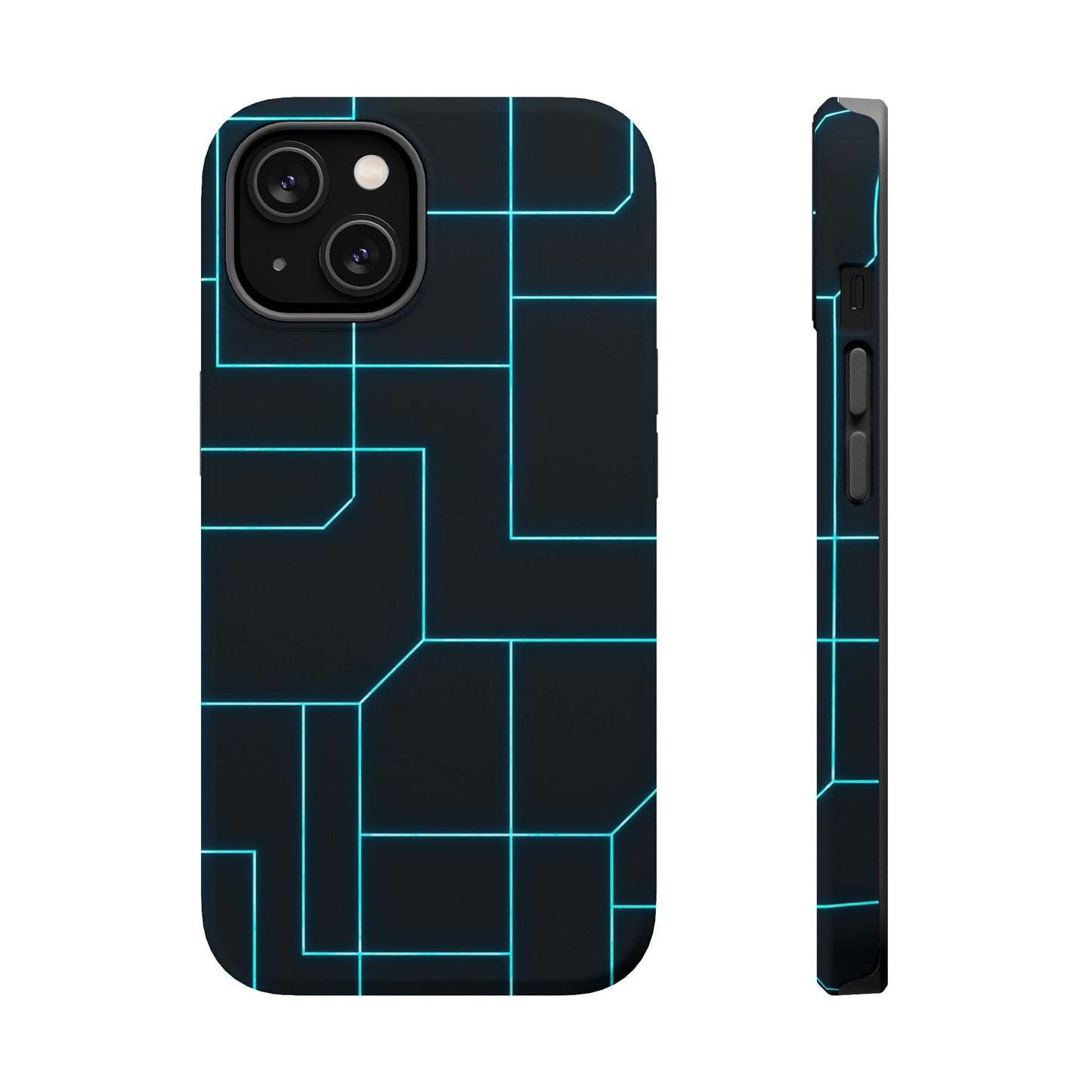 Neon Grid Magnetic Impact-Resistant iPhone Case | MagSafe compatible  Shamo's iPhone 14 / Matte