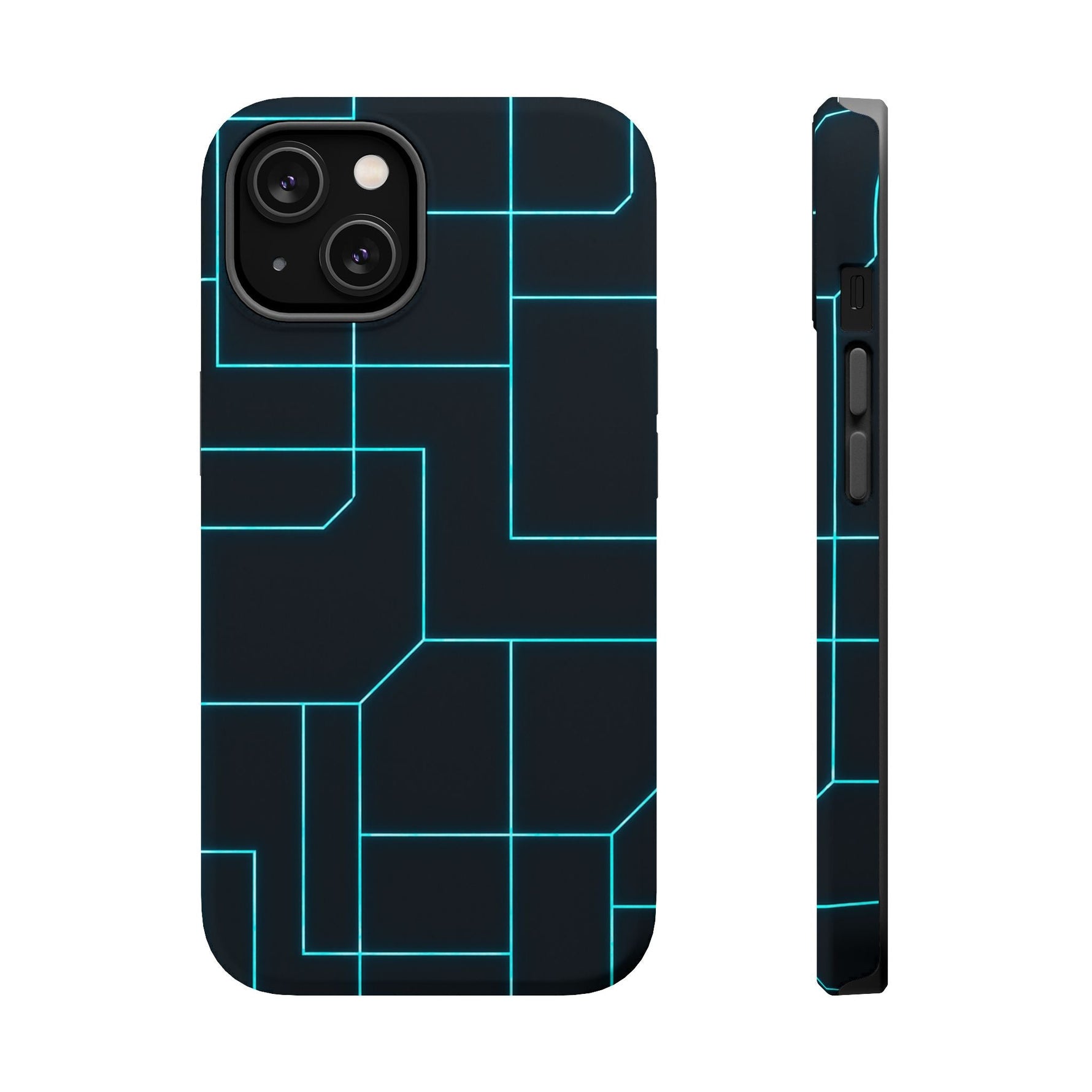Neon Grid Magnetic Impact-Resistant iPhone Case | MagSafe compatible  Shamo's iPhone 14 / Matte