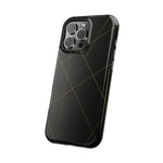 Black Geometric Design iPhone Case | MagSafe  Shamo's