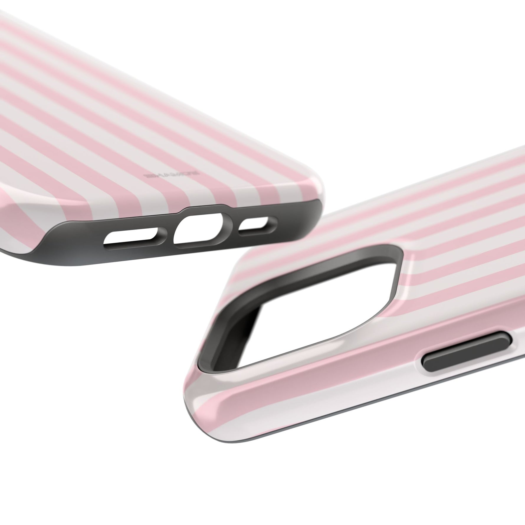 Pink Stripe Impact-Resistant Phone Case | MagSafe