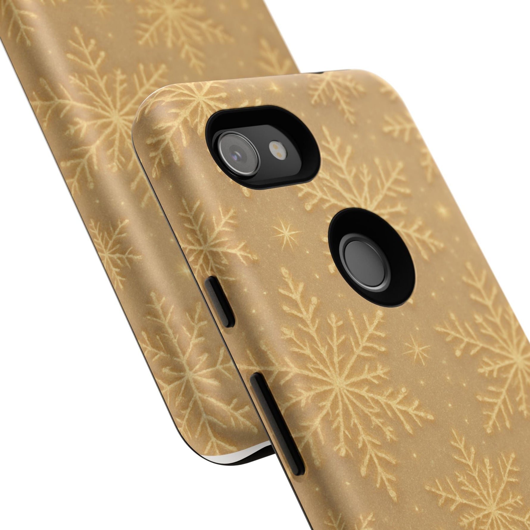 Golden Snowflake Holiday iPhone Case  Shamo's