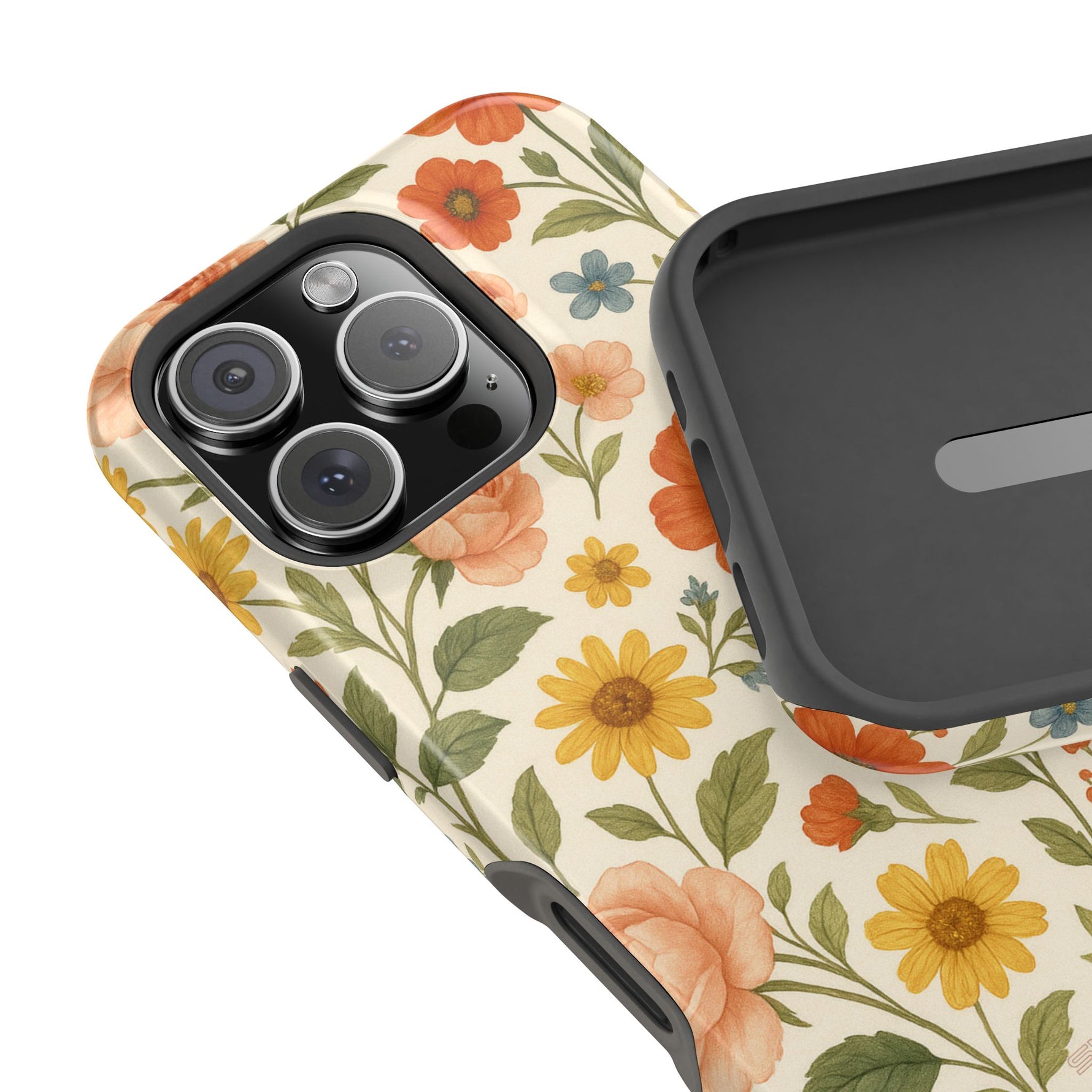 Floral Vintage Garden iPhone Case — with MagSafe