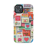 Vintage Romantic Love Stamp iPhone Case | Tough Protection + MagSafe  Shamo's iPhone 15 Plus / Matte