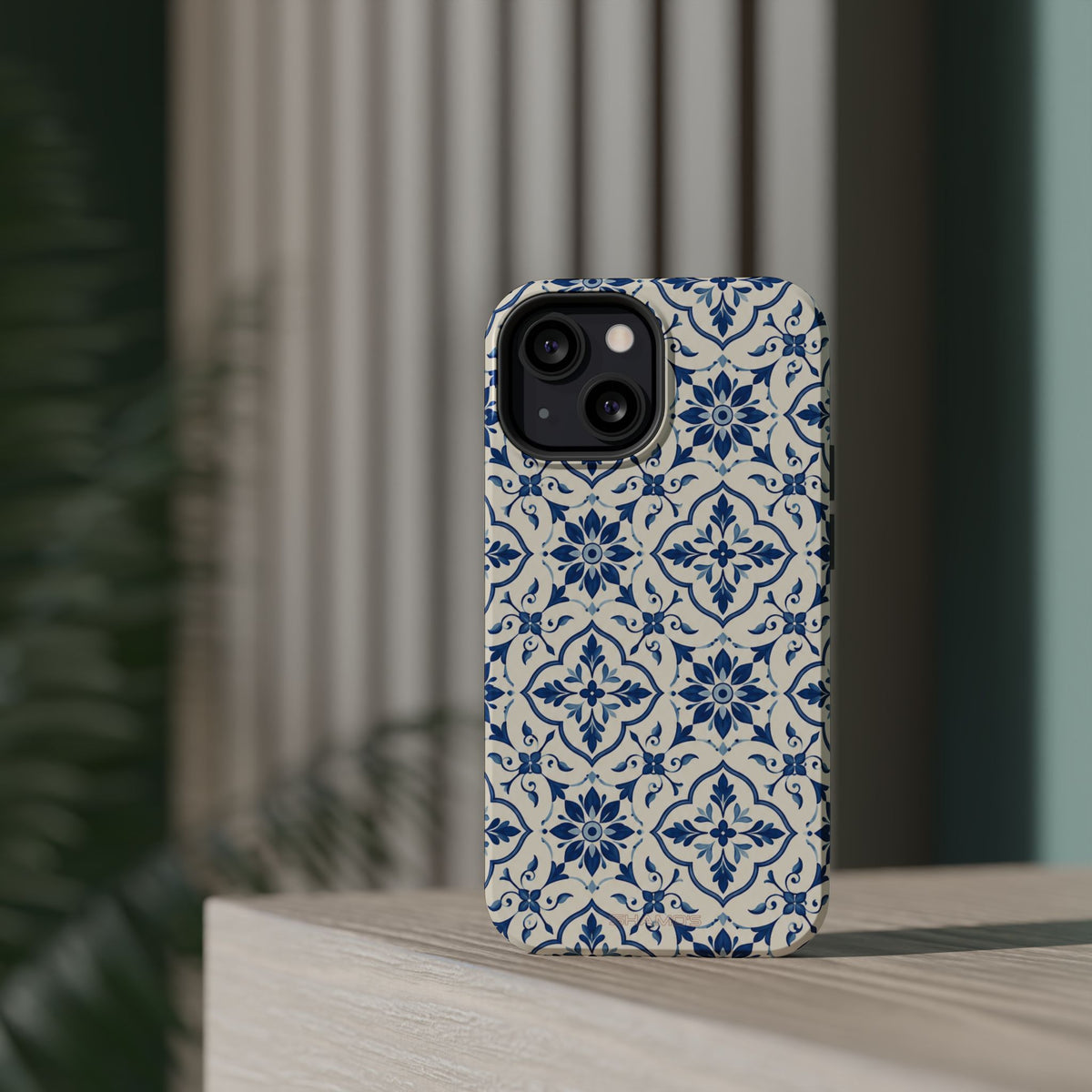 Lisbon Tile – Blue Ornamental MagSafe Phone Case