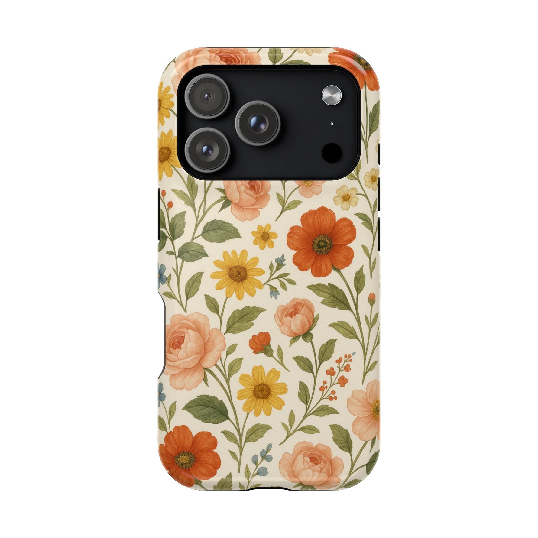 Floral Vintage Garden iPhone Case — with MagSafe  Shamo's iPhone 17 Pro / Glossy