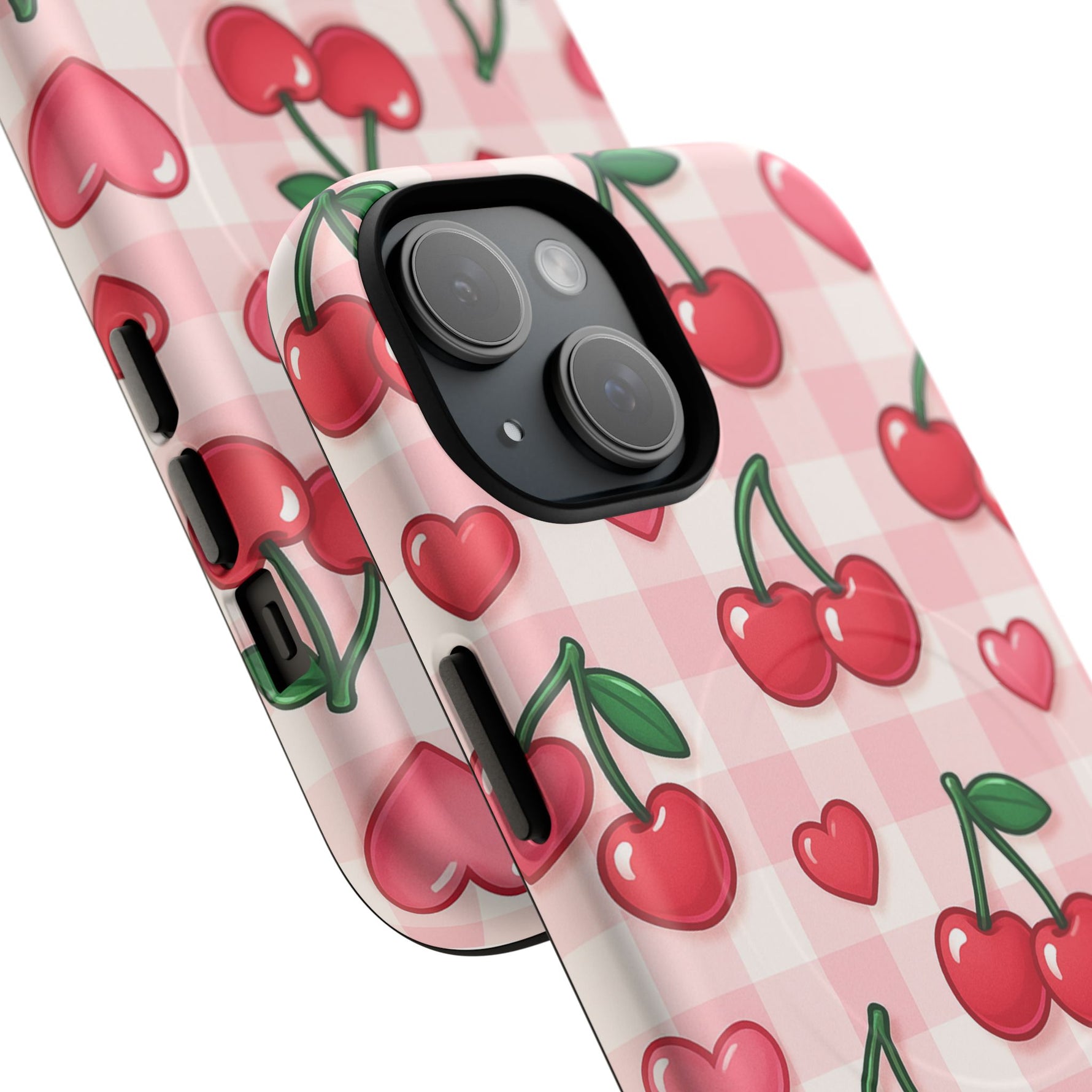 Y2K Cherries & Hearts iPhone Case | MagSafe - Shamo's