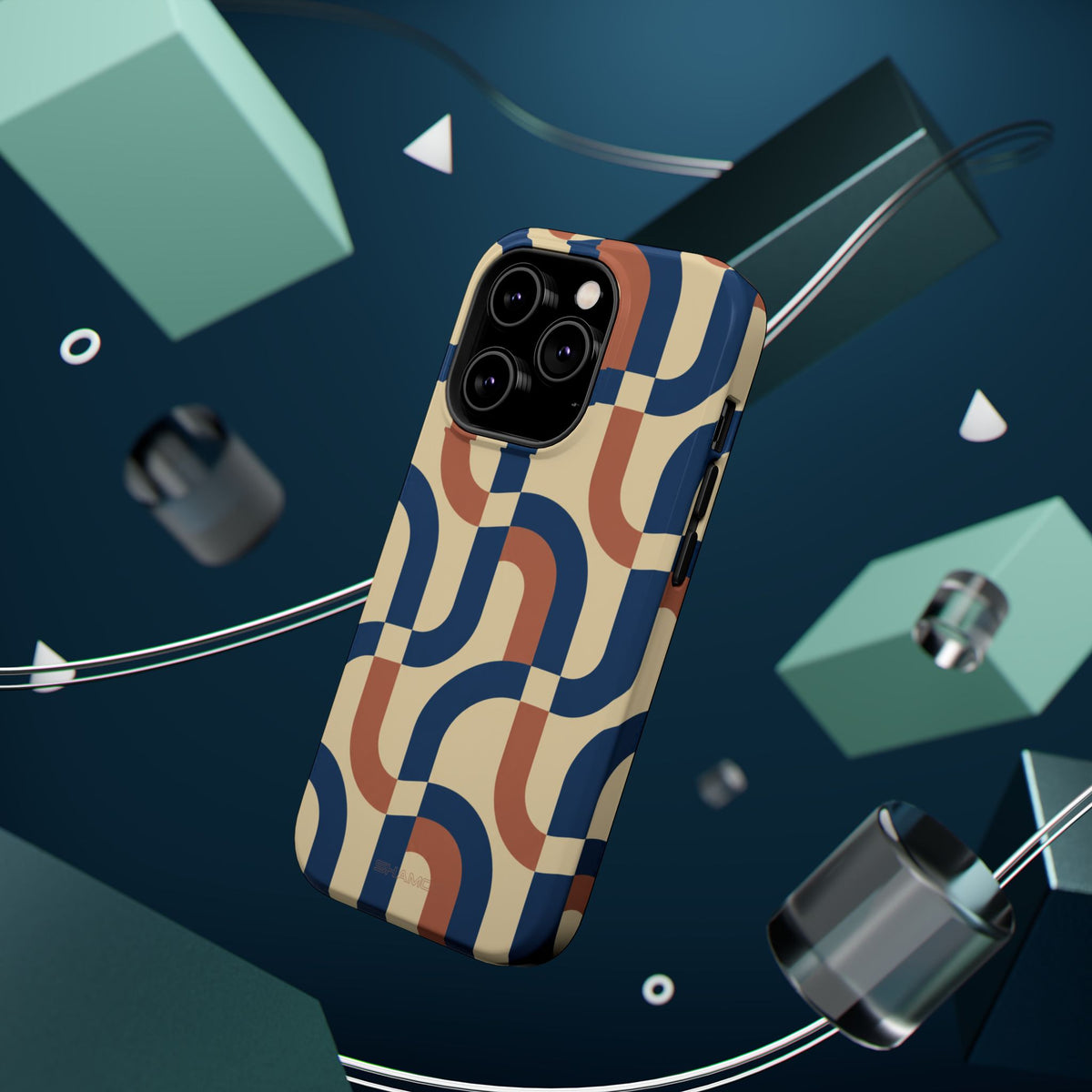 Mod Ribbon – Retro Geometric MagSafe Phone Case