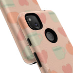 Autumn Cozy iPhone Case – Pumpkin, Heart & Coffee Cup Pattern  Shamo's