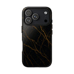 Black Marble Tough iPhone Case  Shamo's iPhone 17 Pro / Glossy