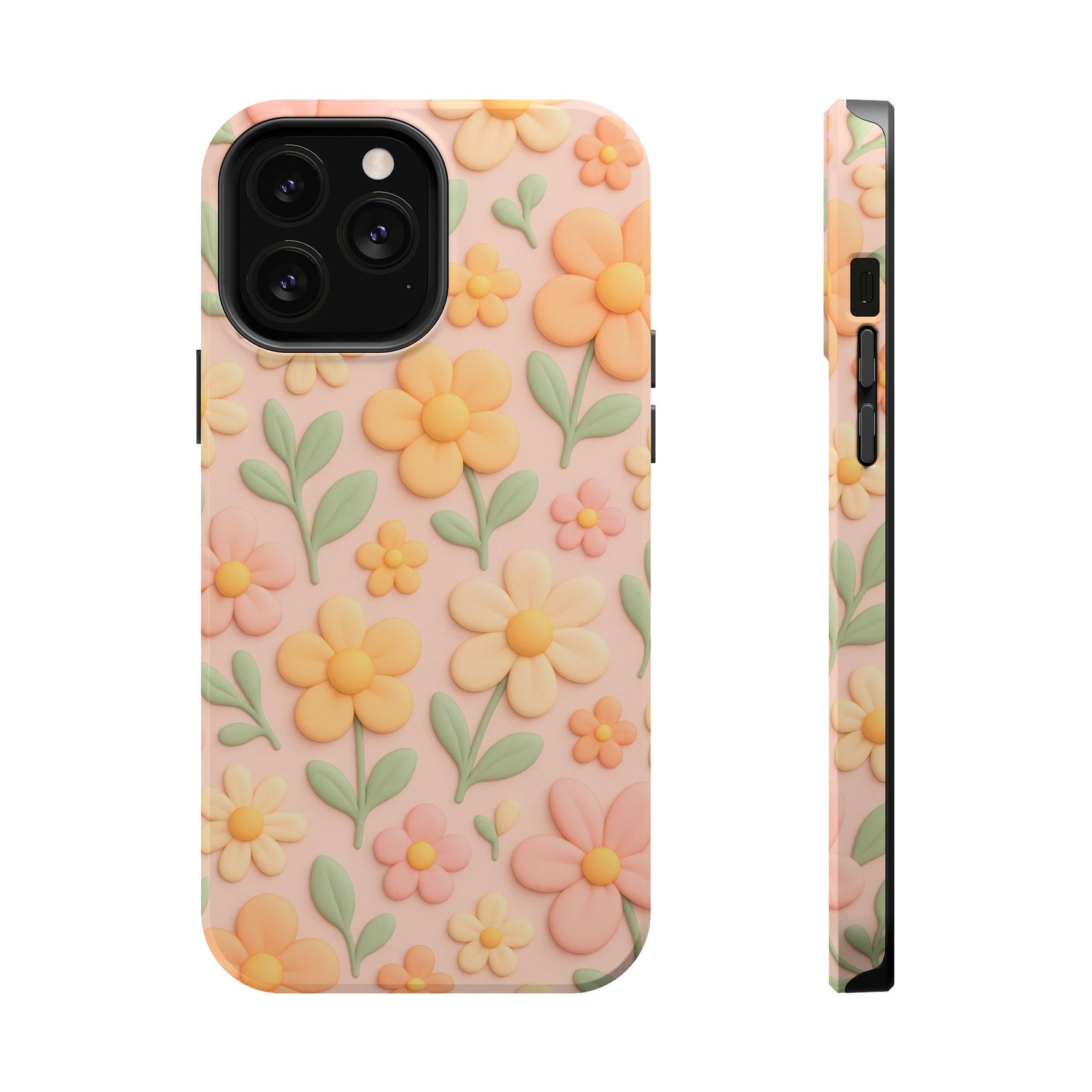 Vintage Floral 3D iPhone Case | MagSafe Compatible - Shamo's
