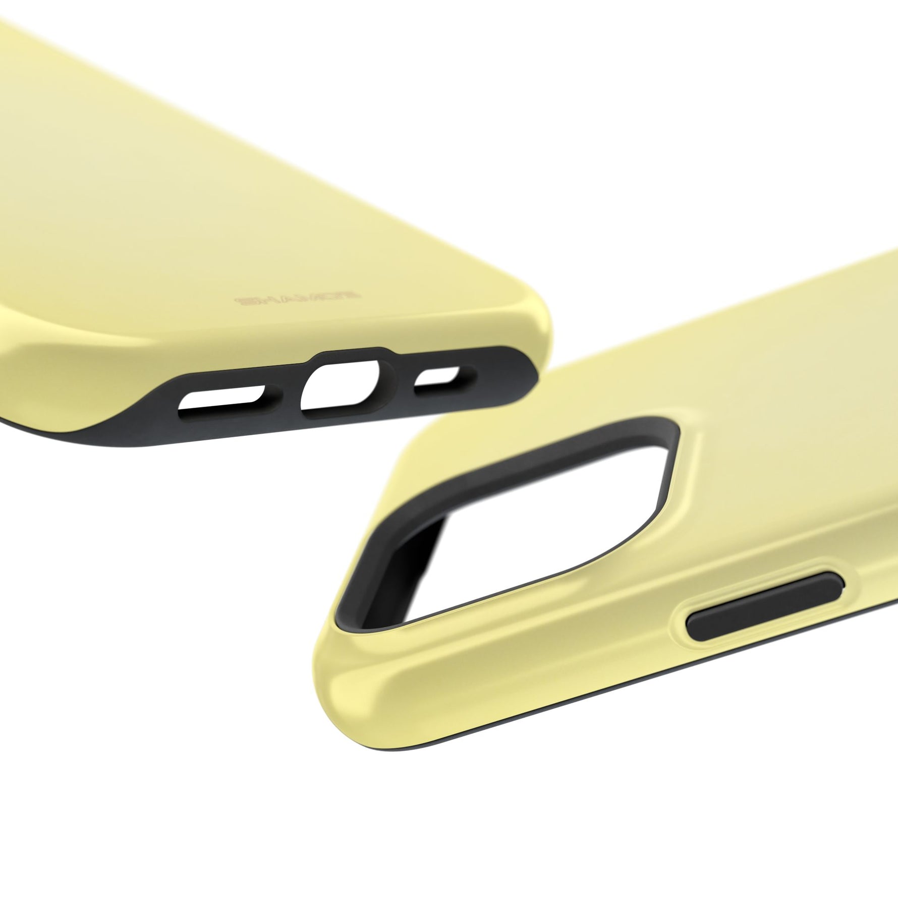 Baby Yellow Solid Color MagSafe Compatible Impact-Resistant Phone Case | Slim Protective Cover
