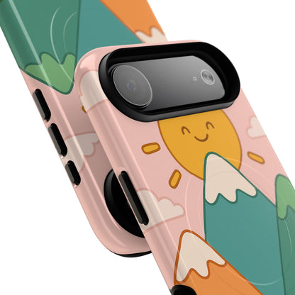 Mountain Sunrise Phone Case - Tough MagSafe Magnetic Design