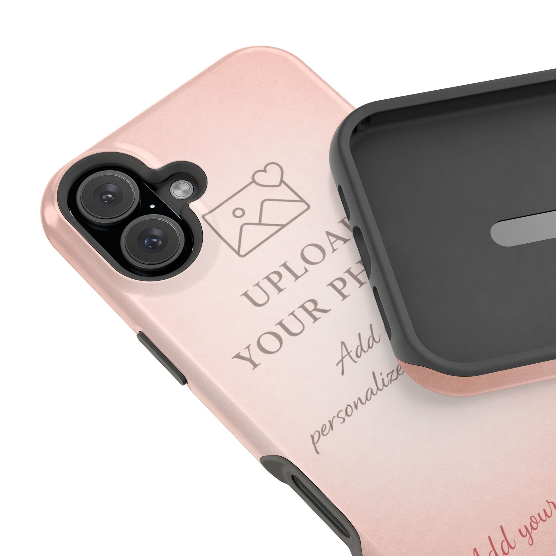 Personalizable iPhone Case | Add Your Own Photo and Text | MagSafe Compatible - iPhone 17 / Glossy - Shamo's