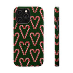 Candy Cane Heart MagSafe Impact-Resistant iPhone Case  Shamo's iPhone 14 Pro Max / Matte