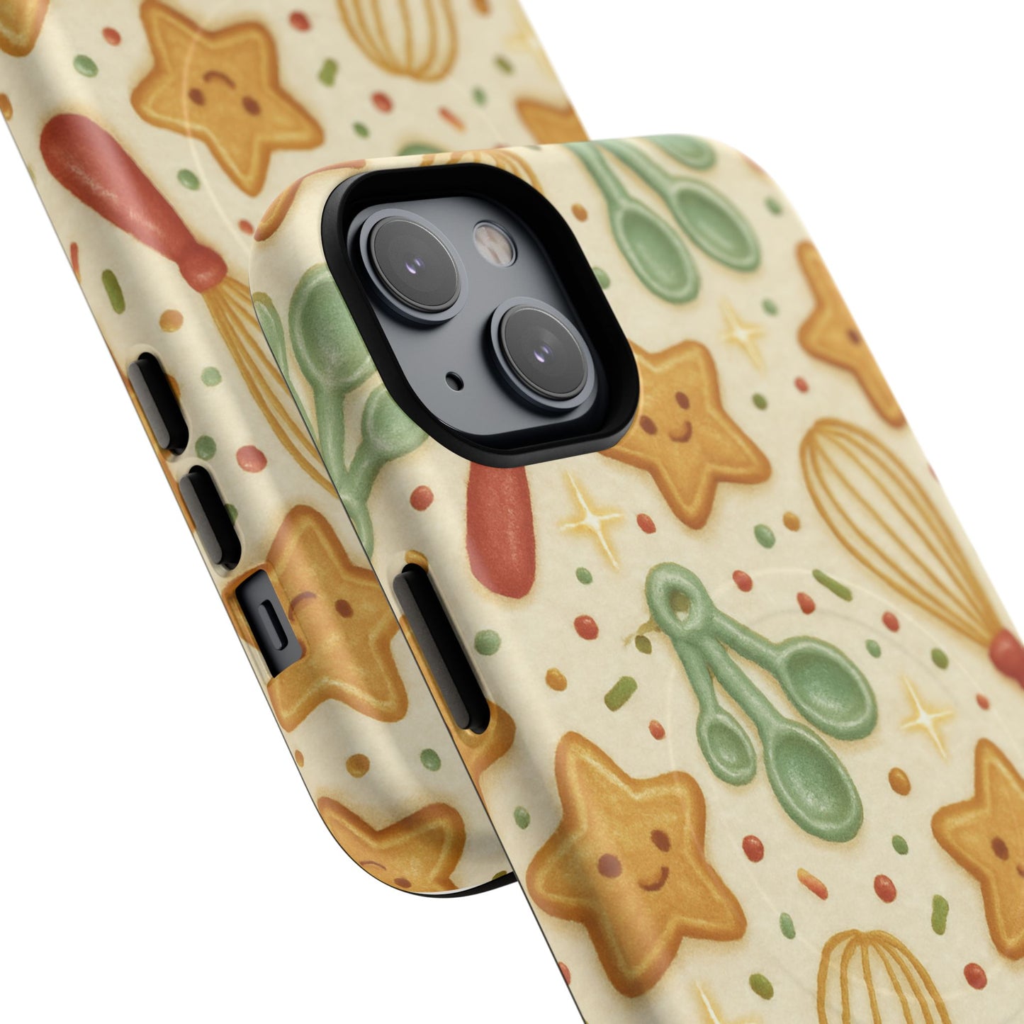 Baking Holiday iPhone Case — Cute Whisk & Cookie Pattern | compatible with MagSafe