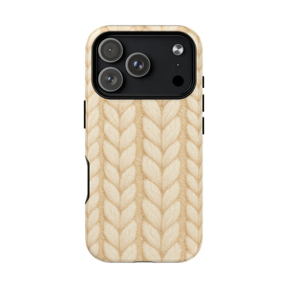 Cozy Knitted Texture Tough iPhone Case | MagSafe