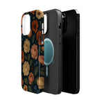 Floral Vintage Rose Magnetic Impact iPhone Case with MagSafe  Shamo's
